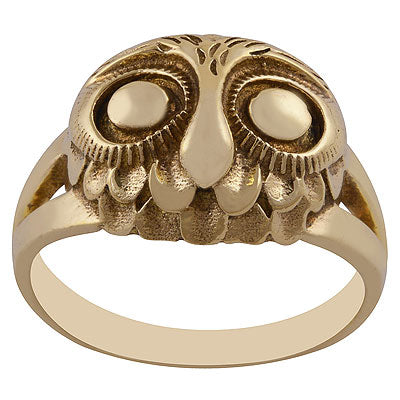 Bague Chouette en laiton