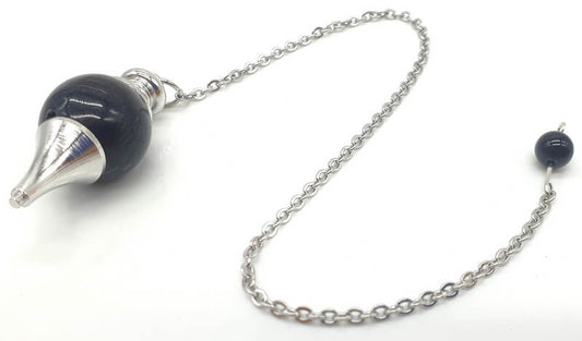 Pendule sphère Obsidienne Noire 4cm